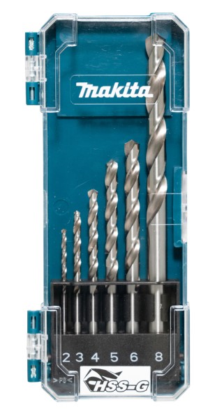 D-75742 HSS G Metallbohrer-Set 6-teilig
