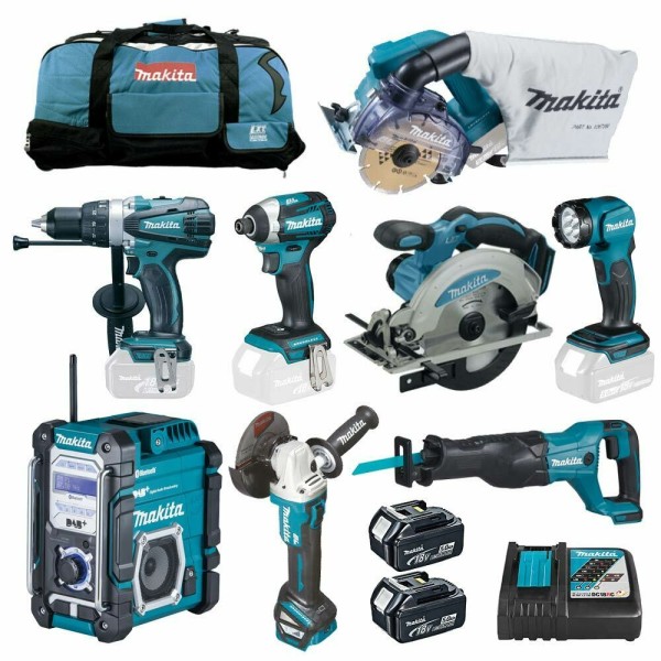 MAKITA 18V Akku Werkzeug Set inkl. Diamantschneider DCC500Z