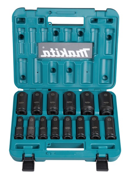 IMPACT BLACK Schlagnuss-Set 14-tlg. 1/2"
