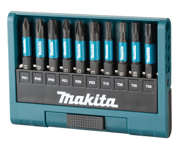E-12011 Bit-Set Impact Black 10-teilig
