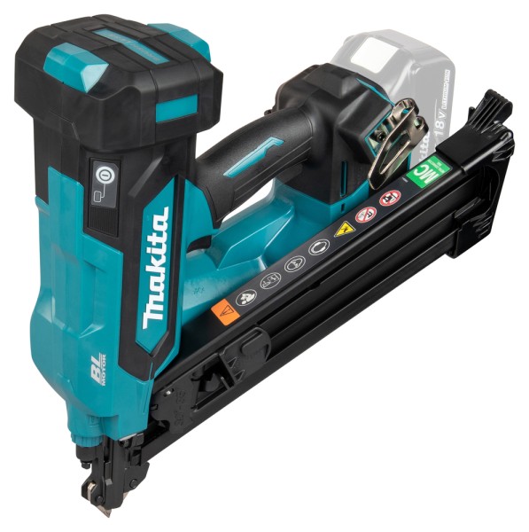 Makita DBN640ZK Akku-Ankernagler LXT – für Metallverbinder und Anschlussarbeiten