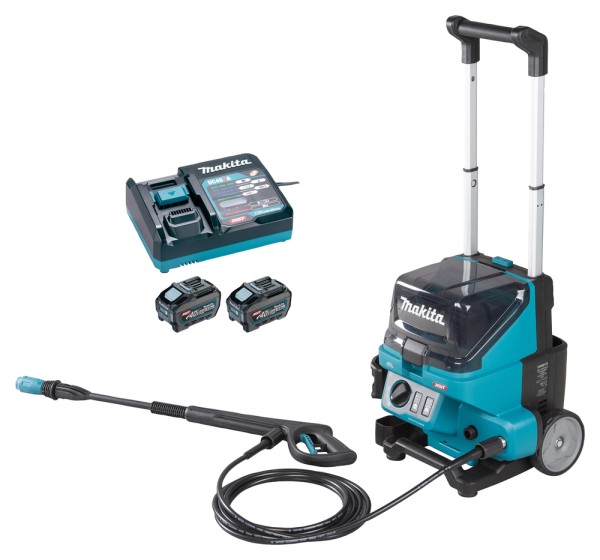 HW001GZ Akku-Hochdruckreiniger 40V max. + Power Source-Kit 1911V6-0 inkl. DC40RA und 2x BL4050F