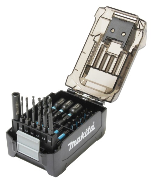 Bohrer-Bit-Set 31-tlg. Impact Black - Akku Design