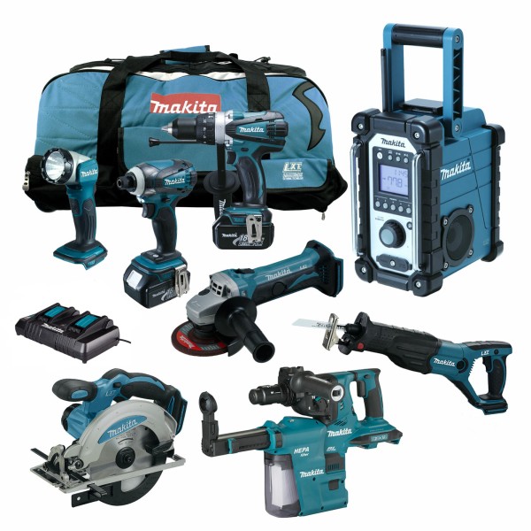 MAKITA DHR283 ZWJU Combo Kit 18V Akku Set Kombihammer Bohrhammer