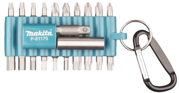 Makita Bit-Set mit Karabiner P-81175 – 22-teilig