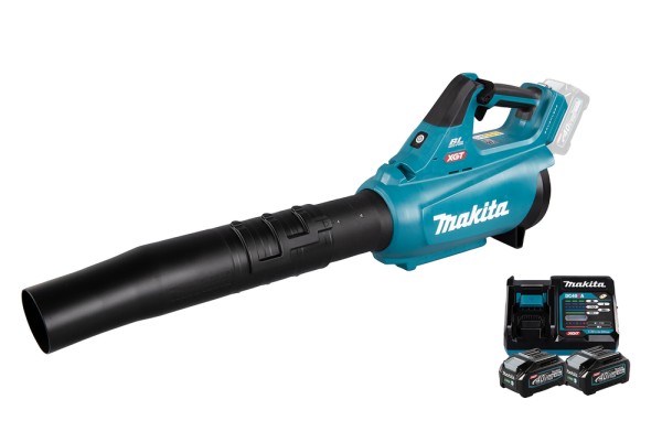 UB001GPSK4 Akku-Gebläse 40V max. + Power Source-Kit 191L77-9 inkl. Schnellladegerät DC40RA und 2x Ak
