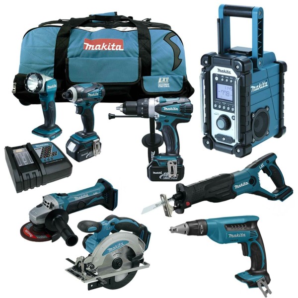 MAKITA DFS451 Akku Schnellbauschrauber 18V Combo Kit - 12tlg. Werkzeug Set