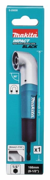 E-25030 Winkelschraubvorsatz 1/4" - 90° Winkel Impact Black